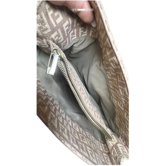 Fendi Zucchino Tan Tote Bag - Picture 3 of 6